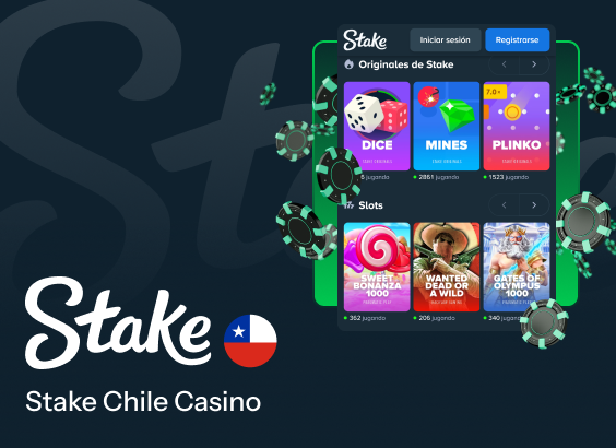 Stake Chile: más de 3500 tragamonedas y más de 100 juegos de casino en vivo