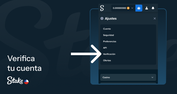 Verificar cuenta Stake mediante documento oficial - Registro Stake Chile