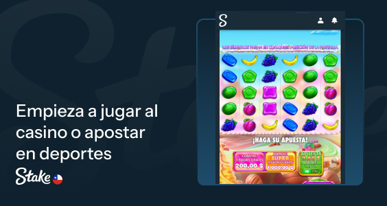 Selecciona el juego o evento deportivo - Stake Casino Chile
